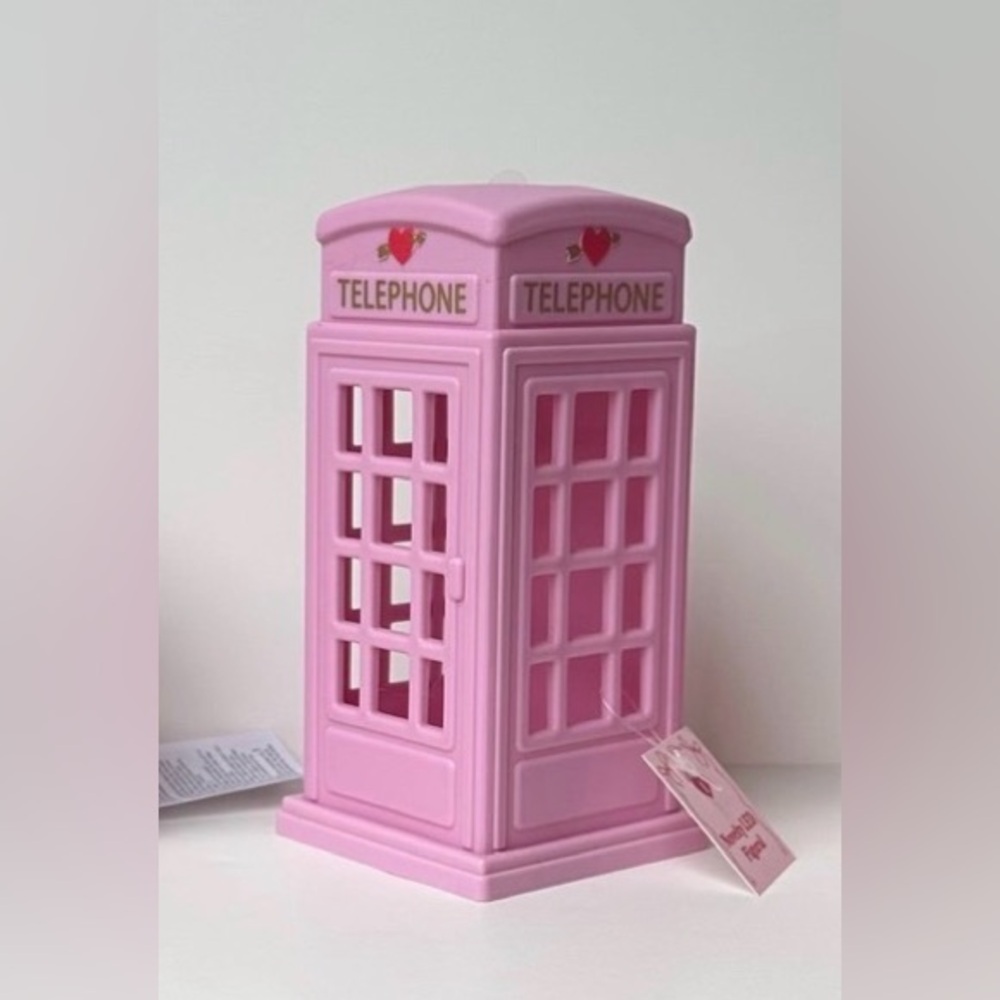 Playground Pink LED Light Up Telephone Booth - Picture 2 of 4